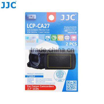 JJC PET 3H 2 pcs Clear LCD Guard Film Cover Film for CANON Camcorders 2.7'' LCDS