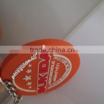 Cheap wholesale custom 3d soft pvc keychain