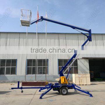 hydraulic boom lift Telescopic hydraulic boom lift / Crank arm lift platform