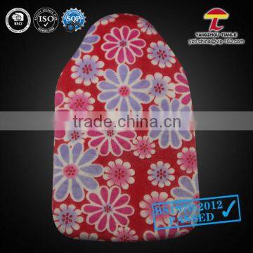 2000ml fleece hot water bottle cover red beautiful flowers