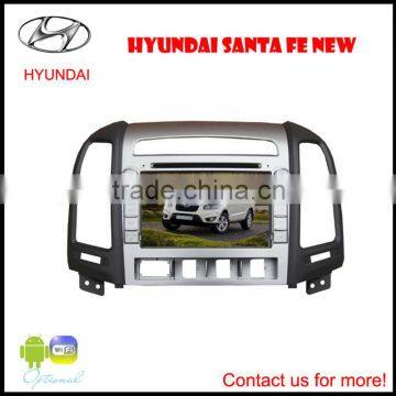 Car DVD GPS Player for Santa Fe(2012),HD/PIP/11 Languages USB/SD/BT/IPOD/AV-in/AUX/ Back View/car Logo/wallpaper