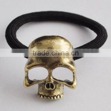 2014 China wholesale new product gold skull headband, Gothic style headband,elastic headband