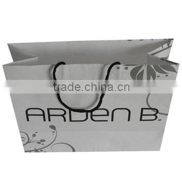 Eco-friendly 40% PCW retail paper shopping bags