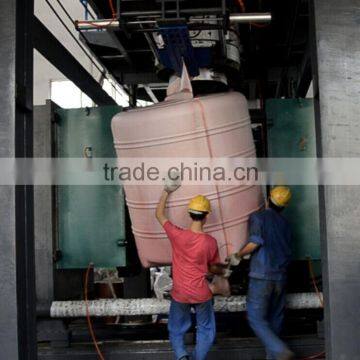 Fully automatic hdpe pe road block // road barrier blow molding machine