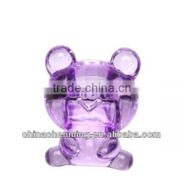 transparent colorful acrylic decorative frog bead