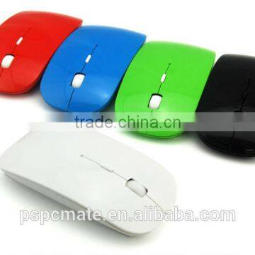 Wireless Mouse Ultra-flat & Thin Optical Sensor Black New 2.4GHz