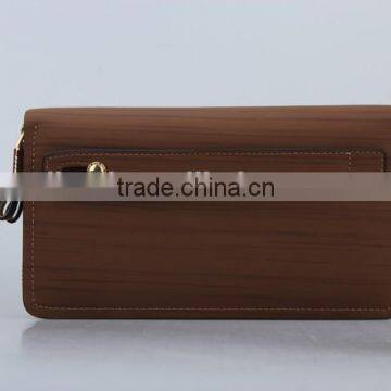 Double zipper purse clutch bags made in China Guangzhou