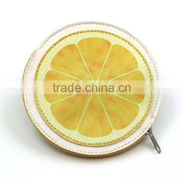 Top Quality Fruit PU Cion Purse Bag Coin Pouch With Zipper photo-3