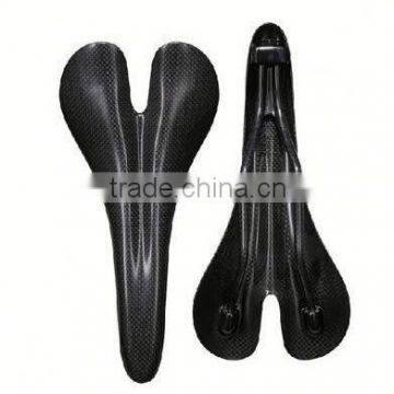 Weight light new product 2014 hot road bicycle or mountain bike carbon fiber saddle waterproof bicycle seat cover