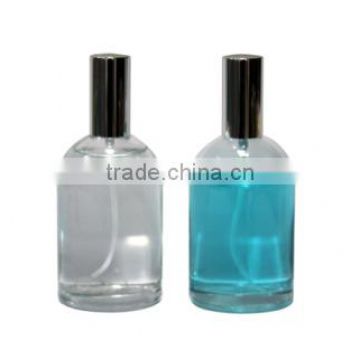 round transparent aroma glass bottle or diffuser bottle with matching lid