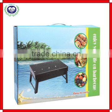 Stainless Steel Mini Charcoal Rotisserie BBQ Grill For Party photo-3