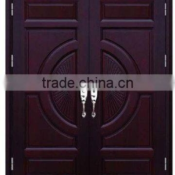 armored wood door