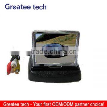 factory best Foldable 3.5 inch rearview Car LCD Monitor