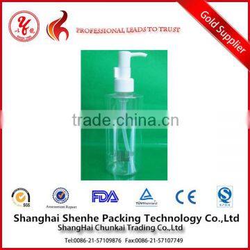 400ml pump sprayer clear cosmetic plastic bottles