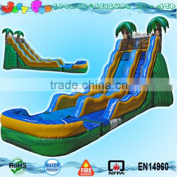 tropical wave commercial giant inflatable water slide for adult China single lane                        
                                                                                Supplier's Choice