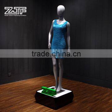 ZJF Man Shoe store white MDF display stand sale