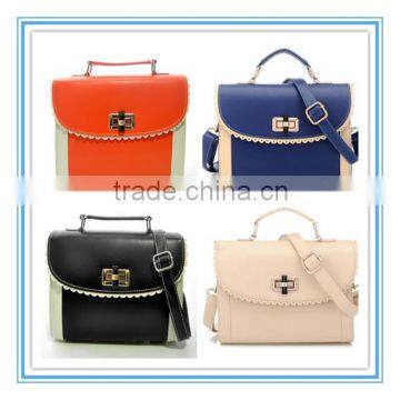 Fashion Woman Lady Classic PU Tote Bag Handbag