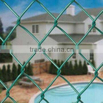 galvanized chain link fence