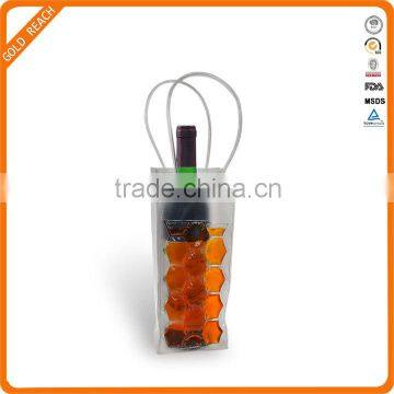 Wholesale Cheap PVC Transparant Ice Wine Tote Case for Promotion