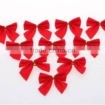 wholesale 6 cm red christmas bow HD-19