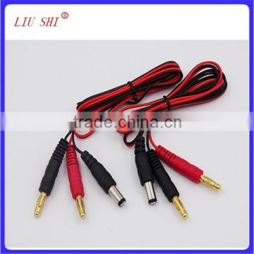 model airplane cable with 4.0 banana female plug