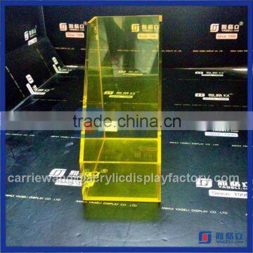 China Factory Professional Custom A4 size custom logo clear Acrylic Desktop Brochure Holder