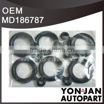 MD186787 Rocker Cover Gasket Set rubber seal for Mitsubishi SPARK PLUG HOLE