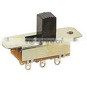 ON OFF mini dpdt slide switch with three pin