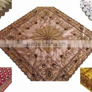 Beaded Decorative Tissue Shimmer Table covers /cloth