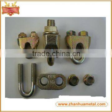 China Malleable Galvanized Steel Rigging Wire Rope Clip DIN 1142