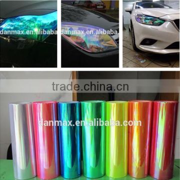 Fashion Glossy Color Changing Chameleon Headlight Sticker For Auto