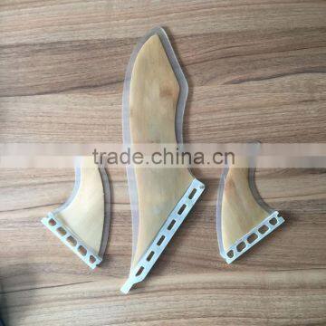 1+2 SUP bamboo FIN SET 1x 10" CENTRE FIN 2X Future SIDE FIN