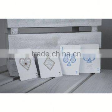 Competitive Price Wholesale Custom Playing Cards Colorful Dubai Gold Color Shiny Plain Smooth Face Poker Playing Card ---DH20655 photo-3