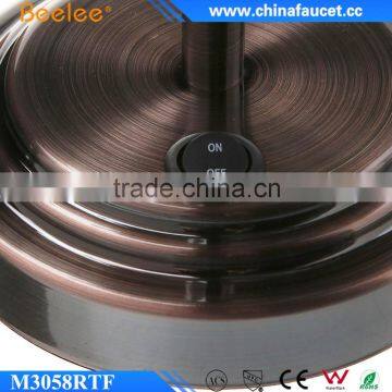 Antique Copper Two Way Mirror LED Thin Bedroom Decorative Table Mirror photo-3