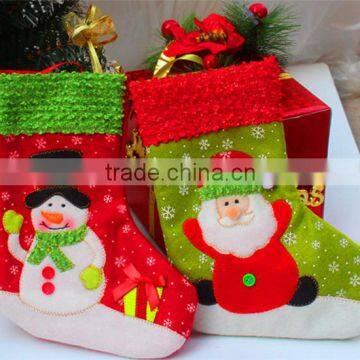 Christams ornaments Santa snow treasure Christmas gift bags,christmas stocking bag