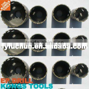 Drilling Concrete: Electroplated Diamond Core Drill Bit