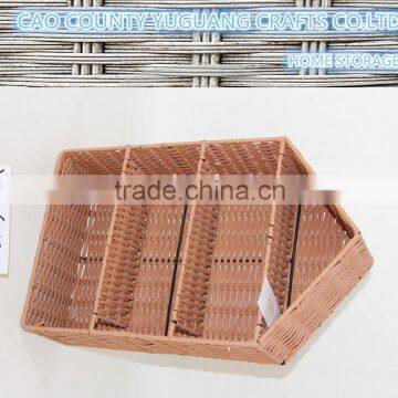 special design pp pipe sundries basket with metal rack wholesale