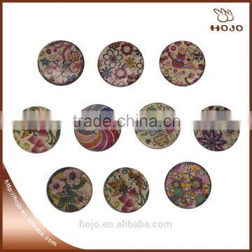 Colorful Coconut shell button 2.5cm for fabric