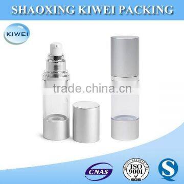 Airless Pump Bottle Silver Matte photo-2