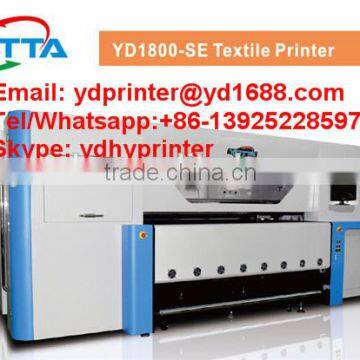 Heavy duty and fast speed roll to roll sofa fabric/curtain fabric printing machine with industrial print head