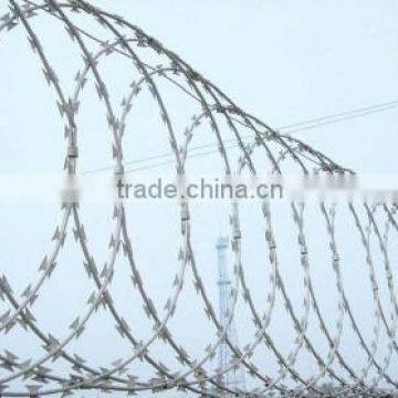 High Safety Low Price Razor Barded Wire Mesh / Hebei Manufacturer BTO-22 Razor Barbed Wire /galvanized & PVC Coated Razor Barbed photo-4
