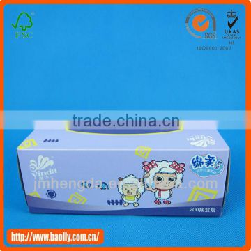 Fashion new design lovely handy cute new tissue design boxes and packaging