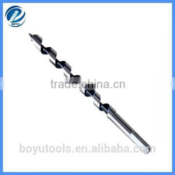 Hex shank Auger bit for wood drilling