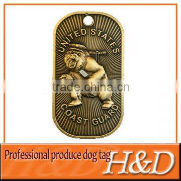 lion engraved dog tags for men as business gift