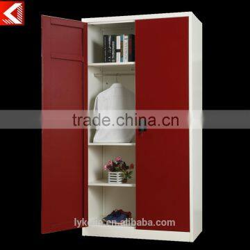Modren Bedroom Steel Decoration Almirah Designs With Hanging Clothes