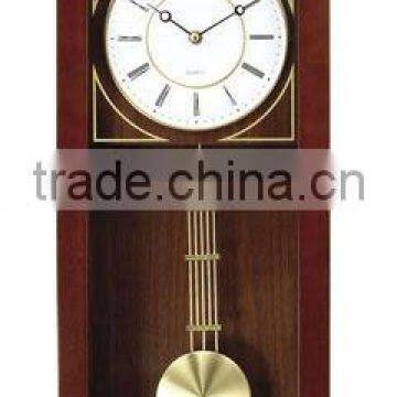 Wooden pendulum clock