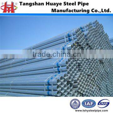 Welded carbon steel galvanized steel pipe building materials in china