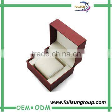 Fashion design plastic mod custom PU wrist watch box