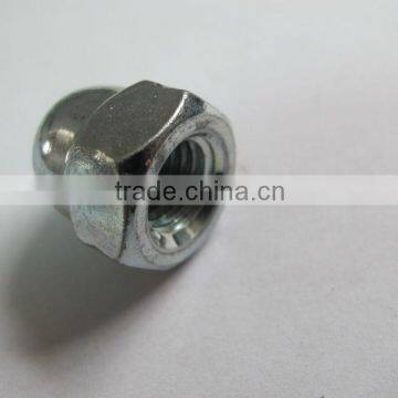 zinc plated hex dome cap nuts