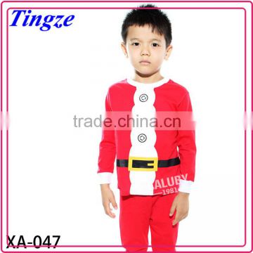 2015 New Style Hot Sale Fashion Santa claus Christmas Pyjamas Kids Pajamas